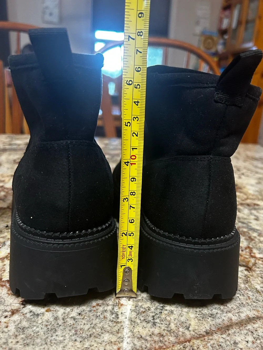 New Dolce Vita Laker Black Plush-Lined Slip-In Women’s 8.5 Boot